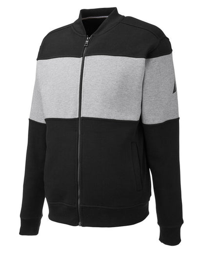 Custom Embroidered Nautica Anchor Bomber Full-Zip Fleece Jacket - N17928