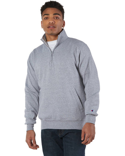 Custom Embroidered Champion Adult Powerblend® Quarter-Zip Pullover - S400