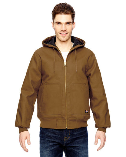 Custom Embroidered Dickies Men's Hooded Duck Jacket - TJ718