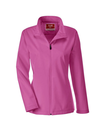 Custom Embroidered Team 365 Ladies' Leader Soft Shell Jacket - TT80W