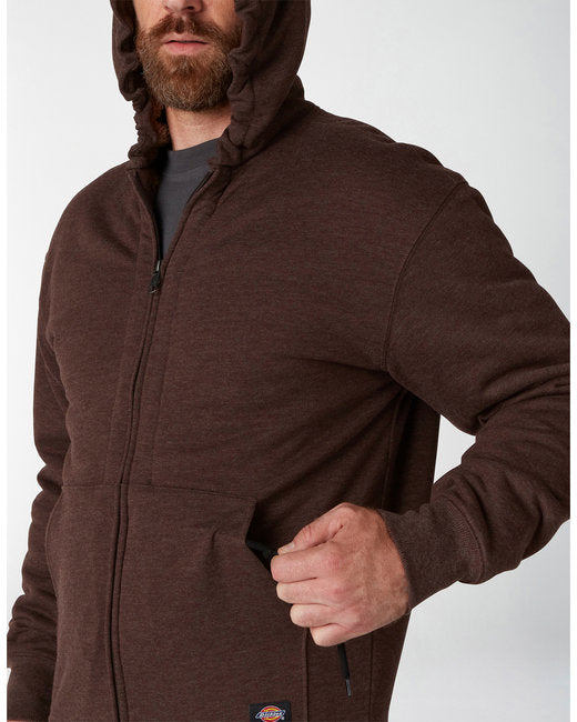 Custom Embroidered Dickies Men's Fleece-Lined Full-Zip Hooded Sweatshirt - TW457