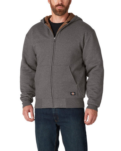 Custom Embroidered Dickies Men's Fleece-Lined Full-Zip Hooded Sweatshirt - TW457